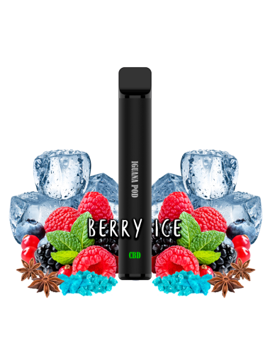 Berry Ice CBD 800 puffs by  Iguana Smoke