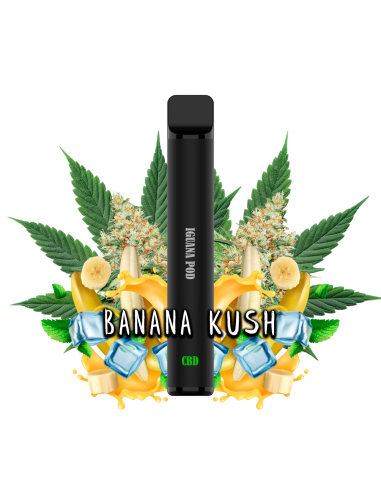 Banana Kush CBD 800 puffs by  Iguana Smoke