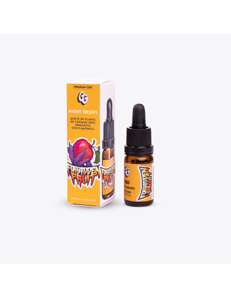 NIGHT DROPS ACEITE 15% CBD + Camomila | 1500 Mg – 10ml