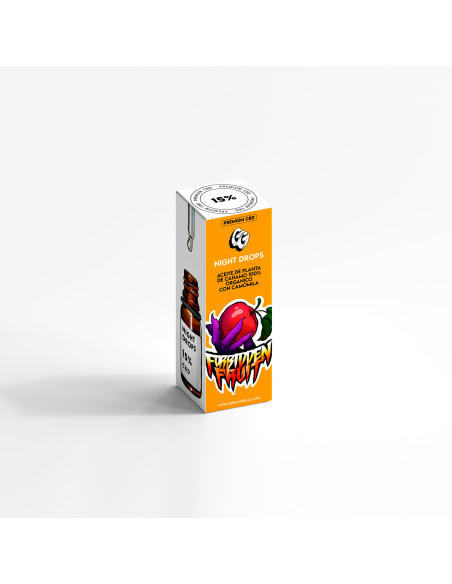 NIGHT DROPS ACEITE 15% CBD + Camomila | 1500 Mg – 10ml