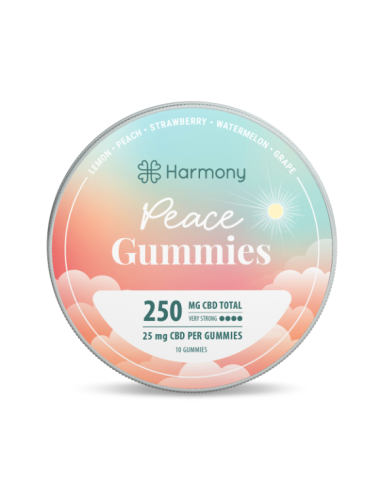 Peace Gummies 250mg CBD by Harmony
