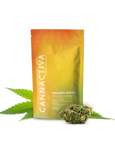 ORANGE MOOD Mandarin Cookies 2gr by Cannactiva