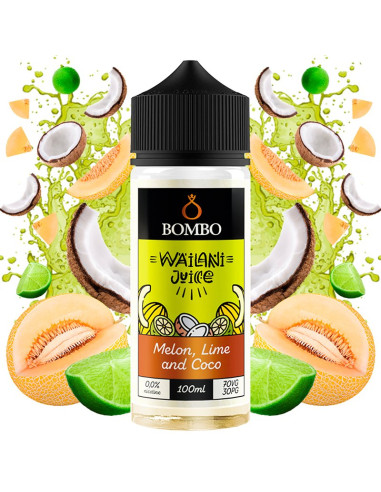 Melon Lime and Coco 100ml - Wailani Juice by Bombo