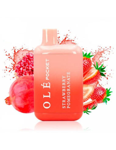 Pod Desechable Strawberry Pomegranate Olé Pocket 20mg by Bud Vape