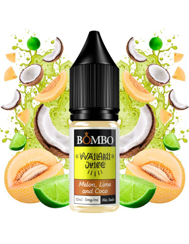 Melon Lime and Coco 10ml - Wailani Juice Nic Salts by Bombo