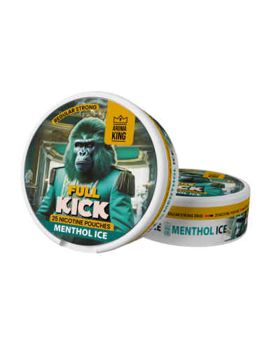 AK Full Kick Nicotines Pouches - Menthol Ice 20mg