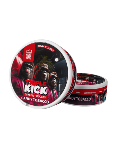 AK Triple Kick Nicotines Pouches - Candy Tobbaco 0mg