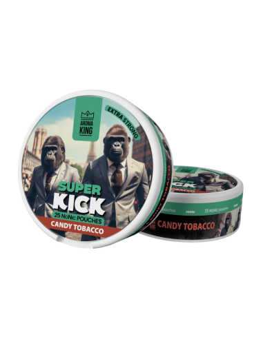 AK Super Kick Nicotines Pouches - Candy Tobbaco 0mg