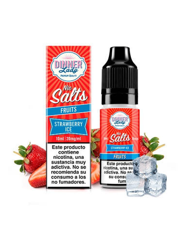 Dinner Lady Strawberry Ice Nic Salt