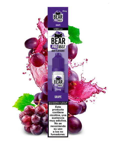 Bear Pro Max Salts Grape 20mg