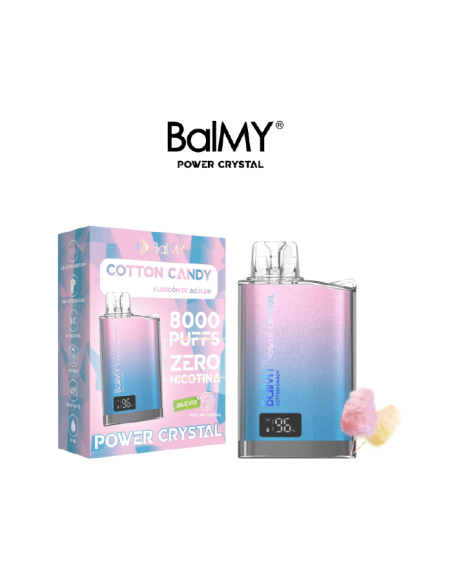 Pod Desechable Cotton Candy 0mg by Balmy Power Crystal