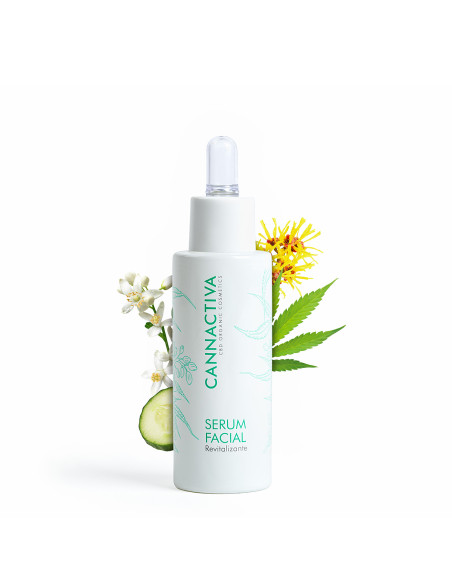 Serum facial CBD + Ácido Hialurónico + Vitamina C by Cannactiva (30ml)