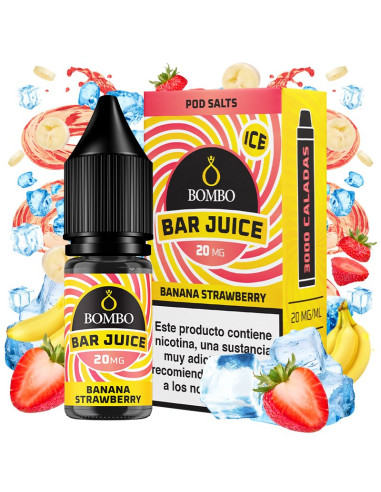 Banana Strawberry Ice 0mg - Bar Juice...