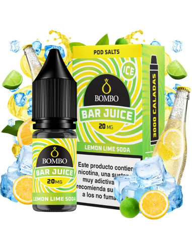 Lemon Lime Soda Ice 0mg - Bar Juice...