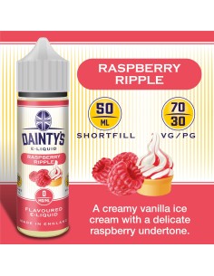 Dainty's Premium Raspberry Ripple 50ml 2