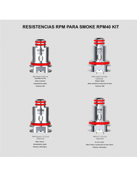 Smok RPM Coils (Pack 5)