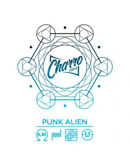 Charro Coils Single Punk Alien 0.30 Ohm (Pack 2)